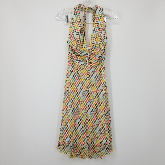 Trina Turk Dresses & Skirts - Trina Turk silk halter polka dot mini dress 8